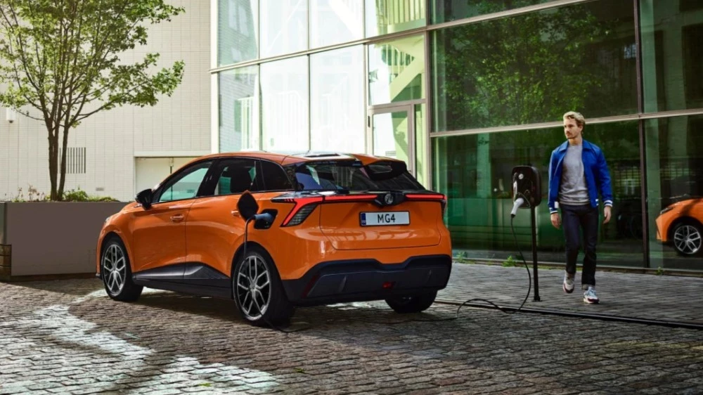 Китайские автомобили MG в Германии зарядка