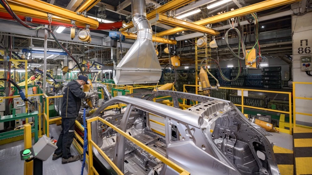 завод Москвич полный цикл сварка