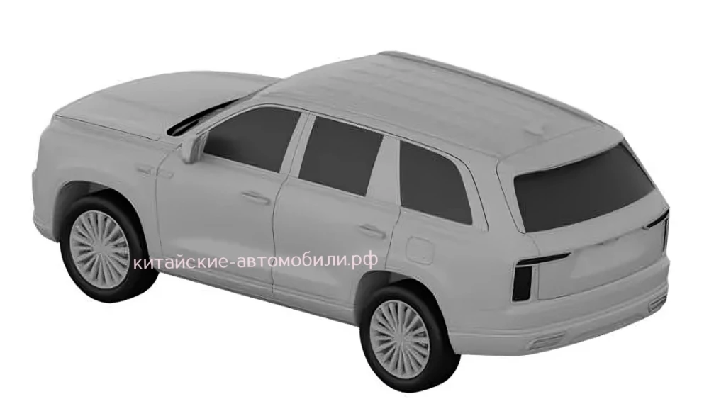 Tank 800 в Китае патент патентное изображение сбоку сзади