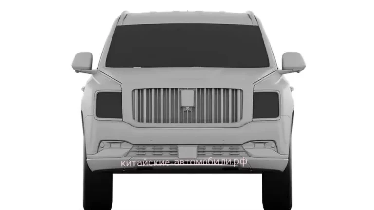 Tank 800 в Китае патент патентное изображение спереди