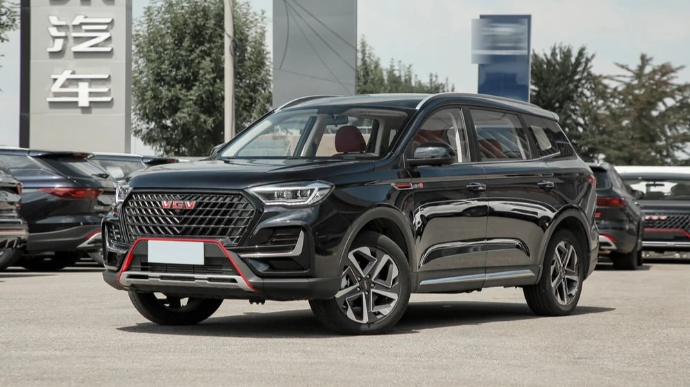 VGV U75 Plus сбоку спереди