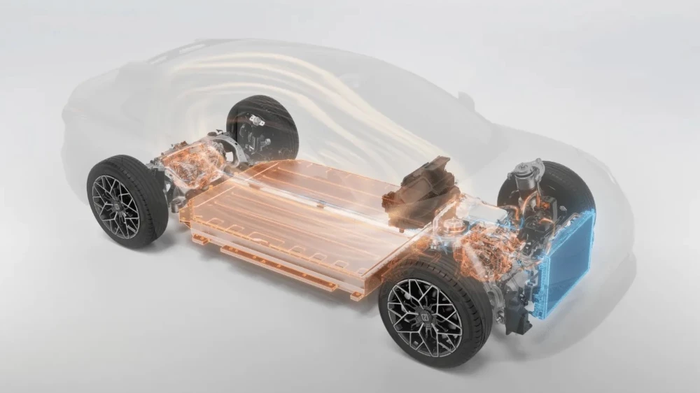 Zeekr 001 платформа 800 В