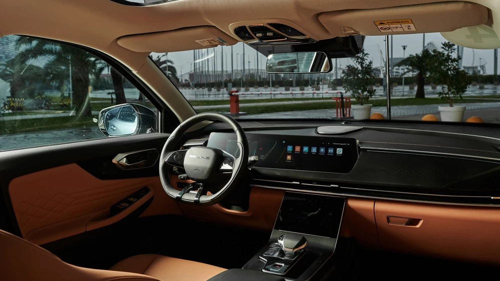 BAIC X75 тест салон интерьер