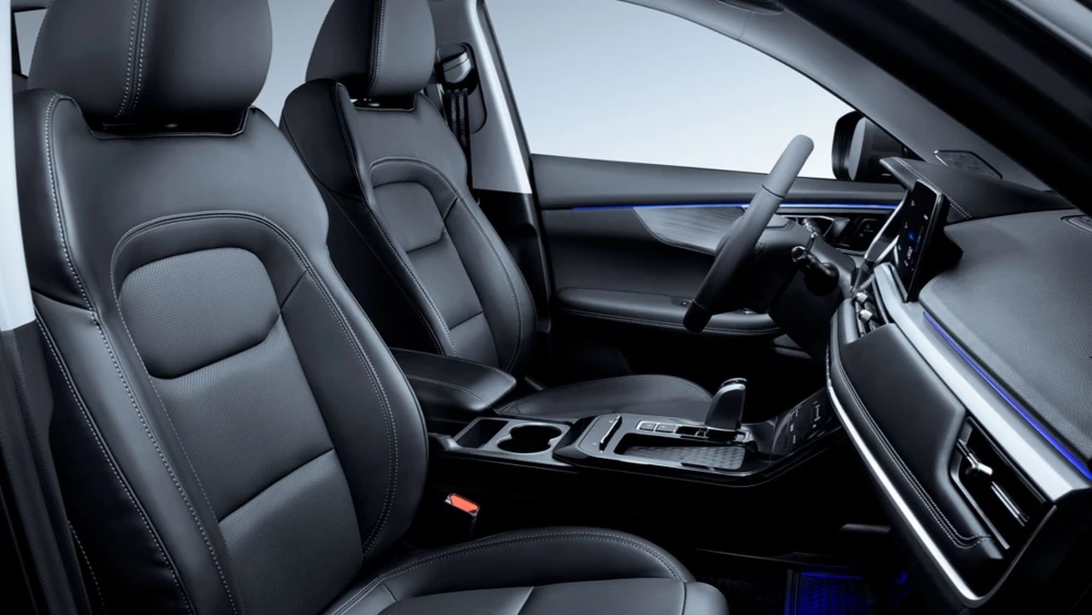 Chery Tiggo 7 Sport в Бразилии салон интерьер сиденья первый ряд