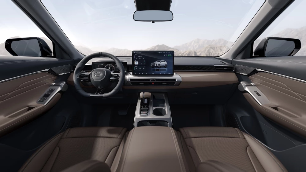 GAC GS4 Max салон интерьер первый ряд