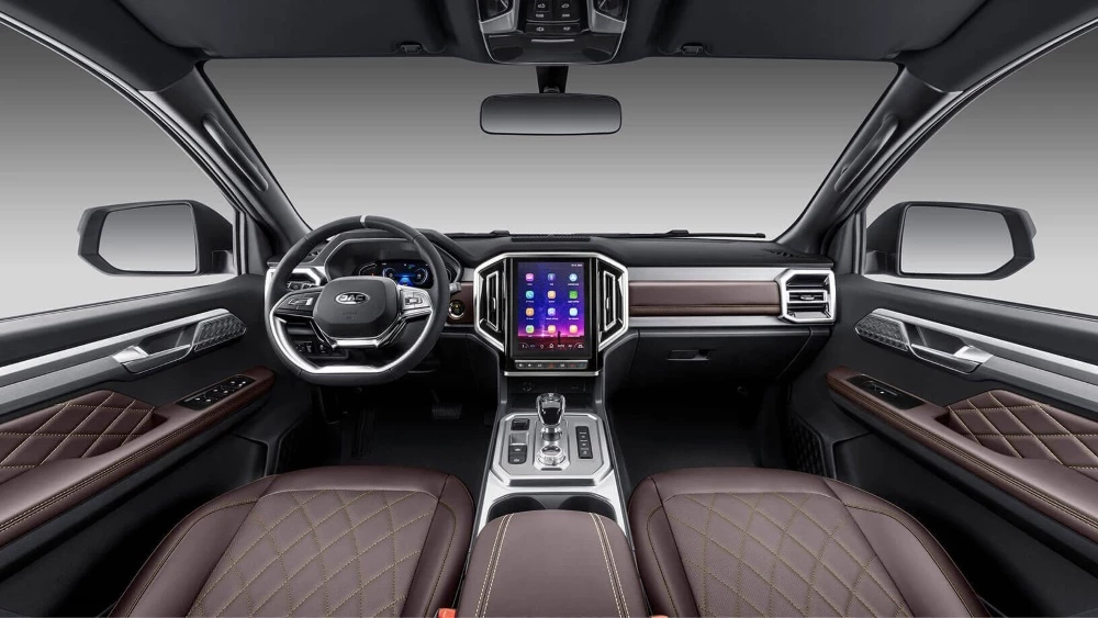 Пикап JAC T9 салон интерьер