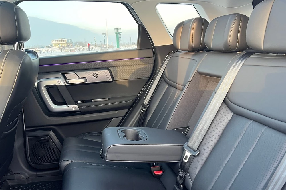 jaecoo J7 тест салон интерьер второй ряд сиденья