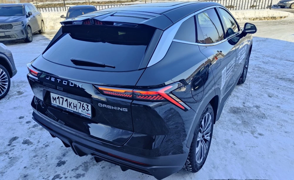 jetour dashing тест мишина сзади сбоку