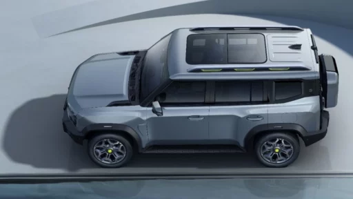 Jetour Shanhai T2 сбоку сверху