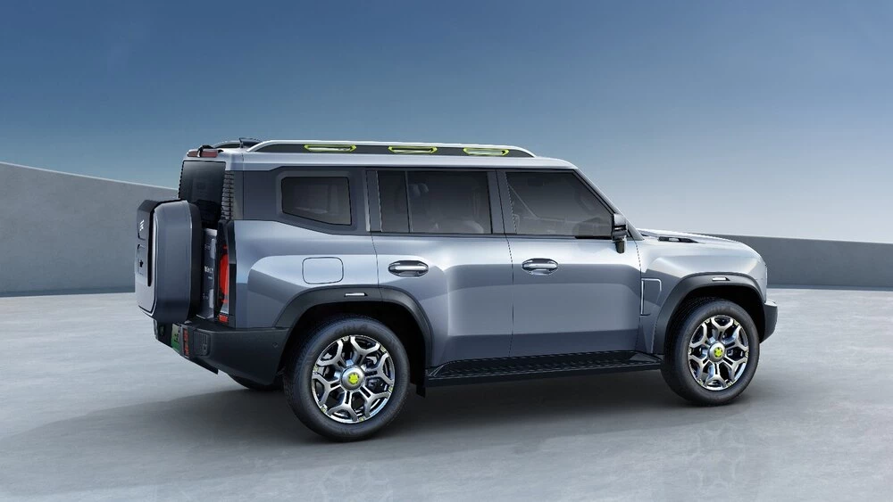 Jetour Shanhai T2 сзади сбоку