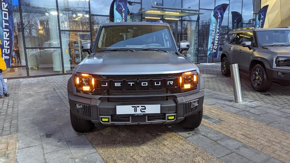 Jetour T2 презентация спереди