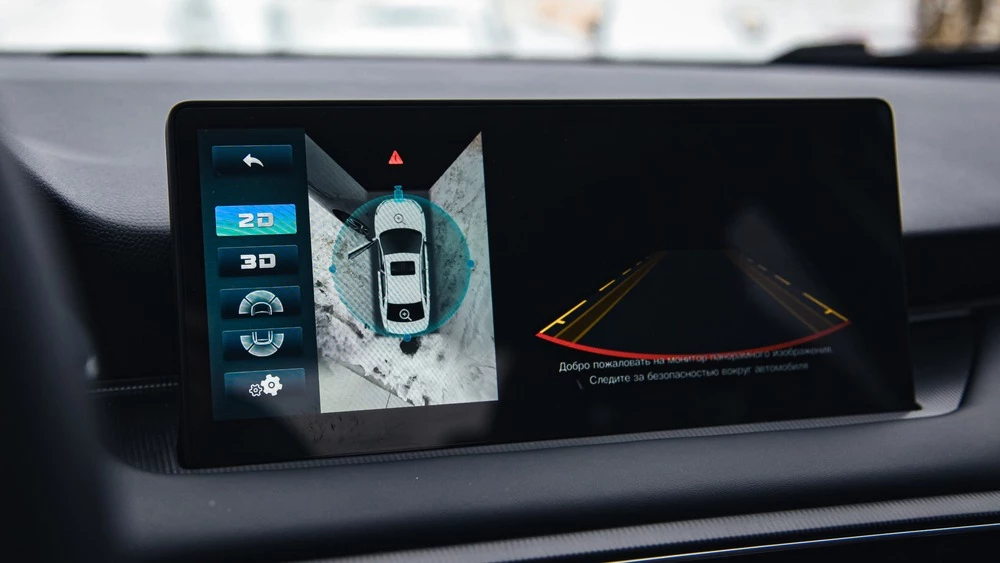 Kaiyi E5 салон мультимедиа медиасистема камера заднего вида глюк