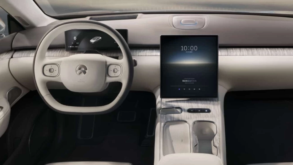 Nio ET7 обновленный рестайлинг салон интерьер