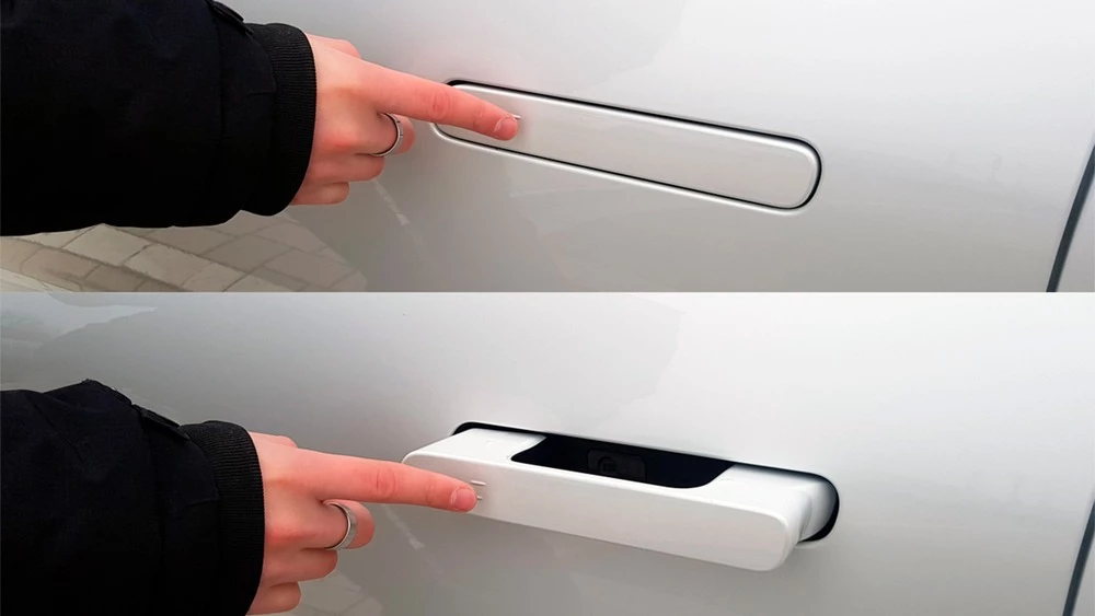 Zeekr 001 в Беларуси дверные ручки