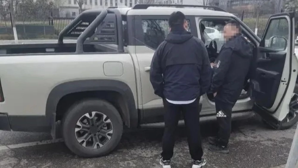 Пикап Byd Shark сбоку