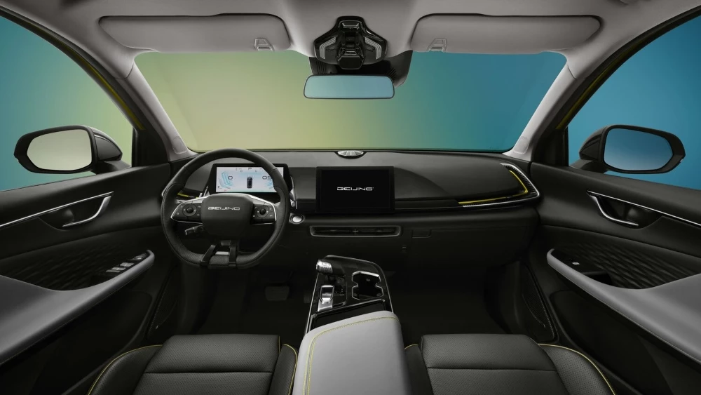 обновленный BAIC X55 2024 модельного года салон интерьер