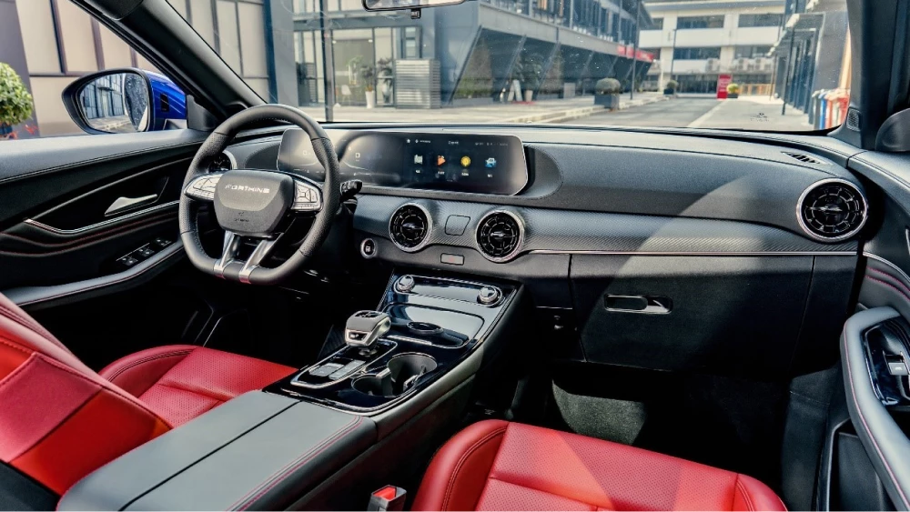 forthing t5 evo салон красный 