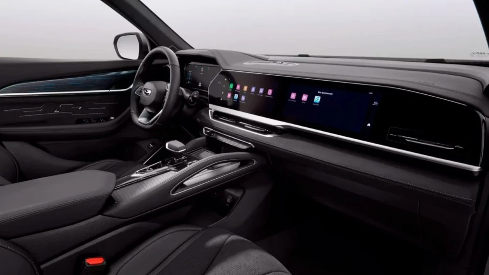 Geely Monjaro Лосиный остров салон интерьер