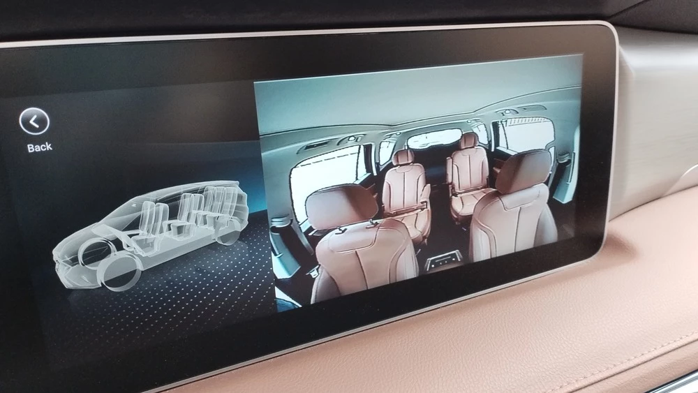 минивэн Haima 7x тест салон интерьер медиасистема мультимедиа салонная камера