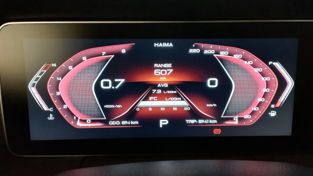 минивэн Haima 7x тест салон интерьер приборная панель тема