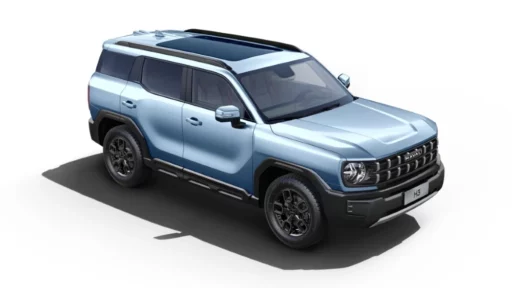 Haval H3 для рынка России сбоку спереди сверху