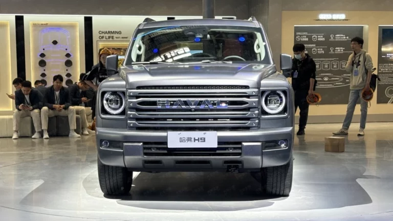 haval h9 новый серый спереди китайские автомобили купить