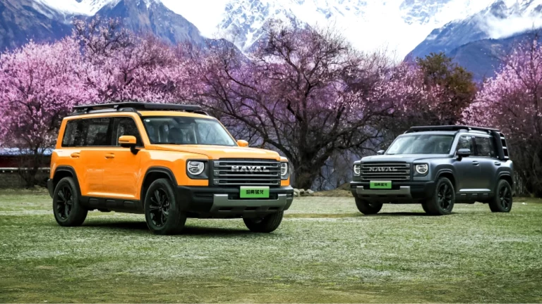 haval raptor 2024 обновлённый серый жёлтый спереди