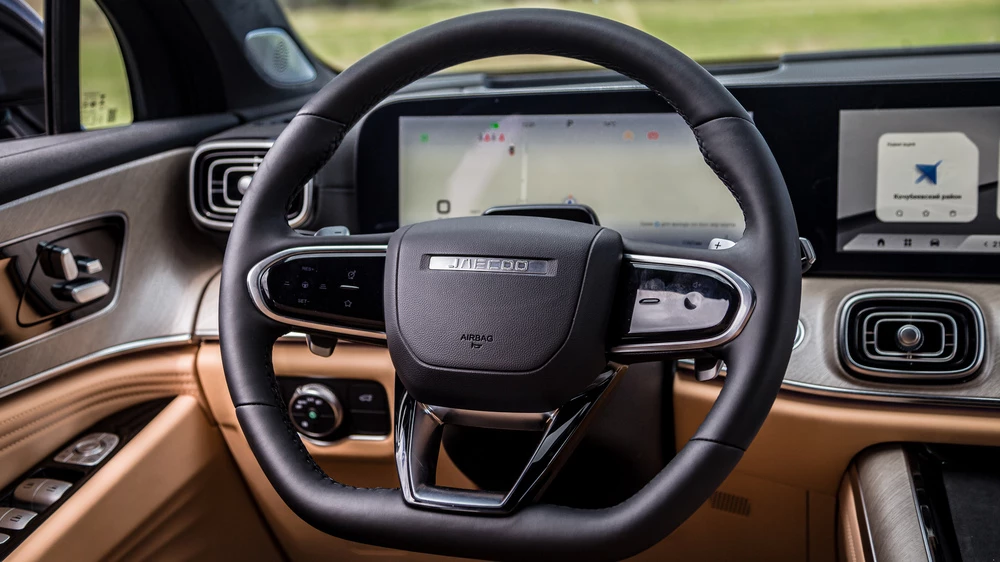 Jaecoo J8 салон интерьер приборная панель