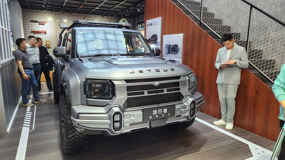 Jetour на пекинском автосалоне T2 кастомизированный JMK Jetour Makers Kingdom