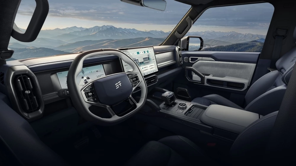 Гибридный кроссовер Jetour Shanhai T2 салон интерьер