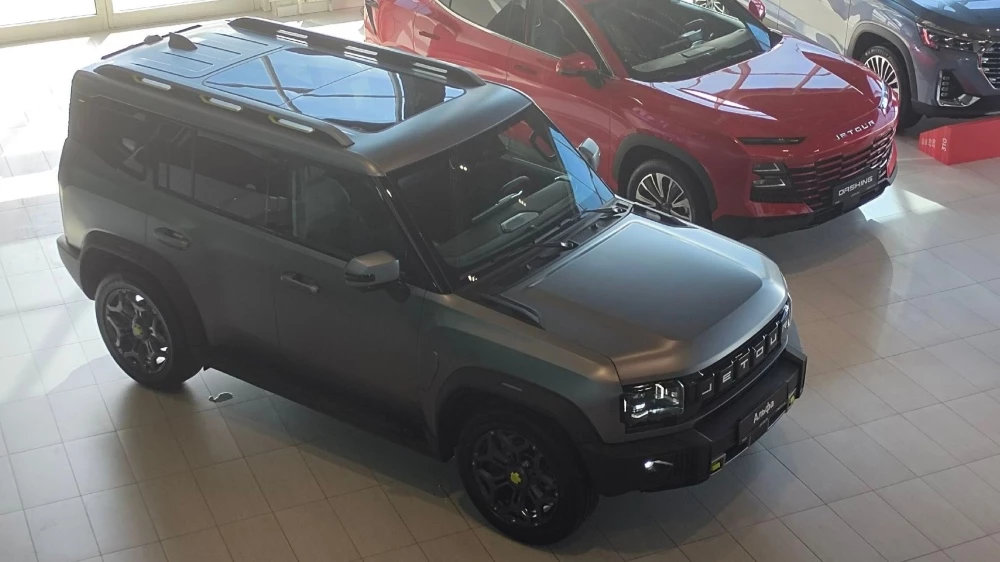 Кроссовер Jetour T2 в дилерском центре «Альфа» в Самаре новый сверху сбоку