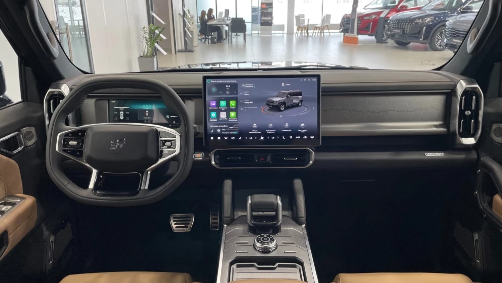 Кроссовер Jetour T2 в дилерском центре «Динамика» Вологда салон интерьер