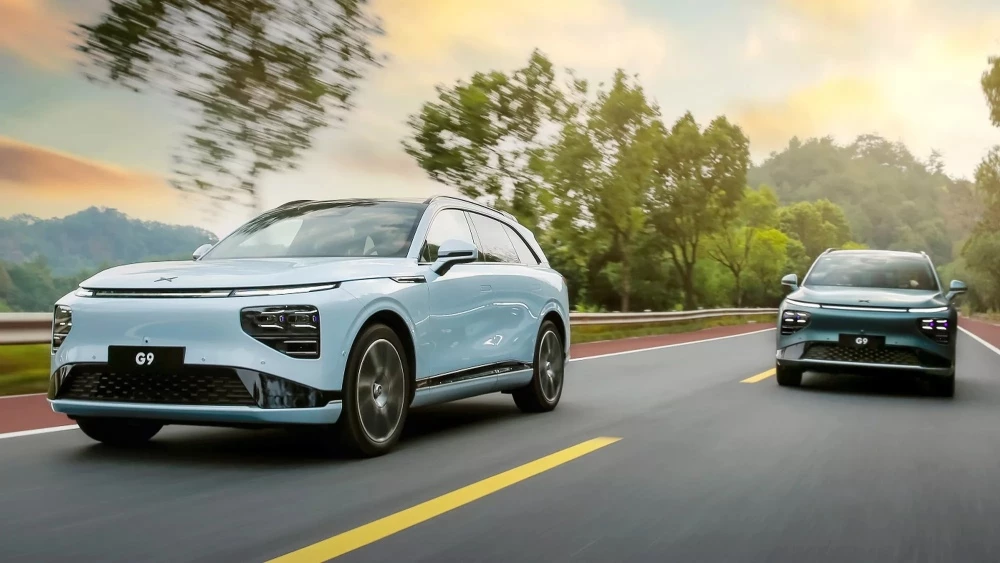 Xpeng G9 P7 в Германии