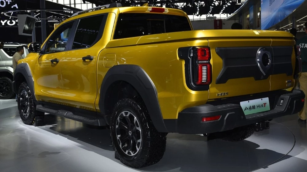 Пикап Great Wall Cannon Hi4-T сзади сбоку Пекинский автосалон