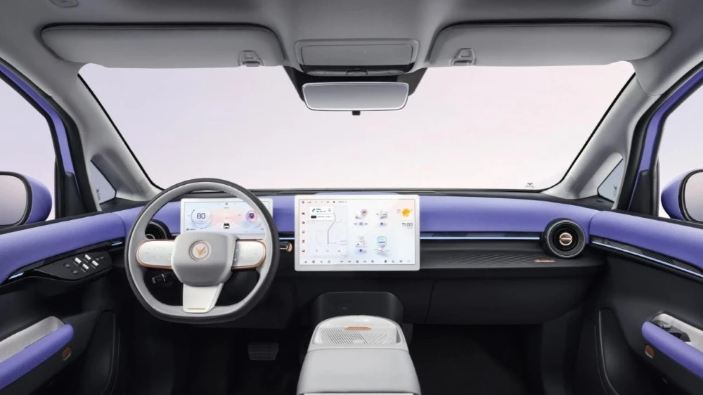 Минивэн Arcfox Kaola интерьер фиолетовый официальные изображения