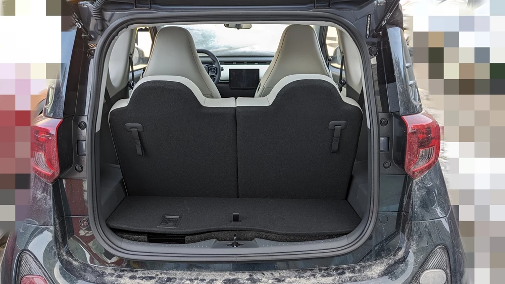 Chery eQ1 в России салон интерьер багажник