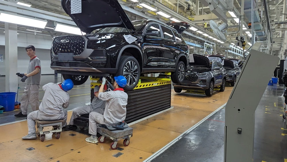 завод Chery в Китае сборка