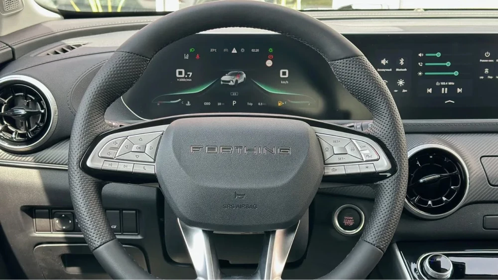 Forthing t5 evo салон серый русский язык мультимедиа