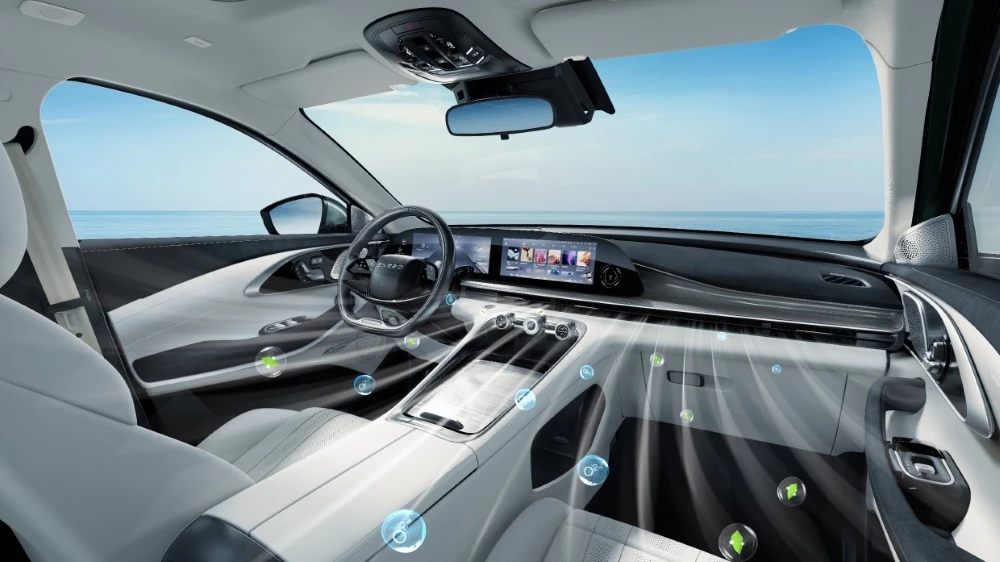 Обновленный кроссовер Exeed TXL интерьер