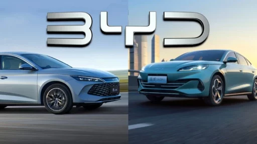 BYD Qin L и Seal 06 сбоку спереди