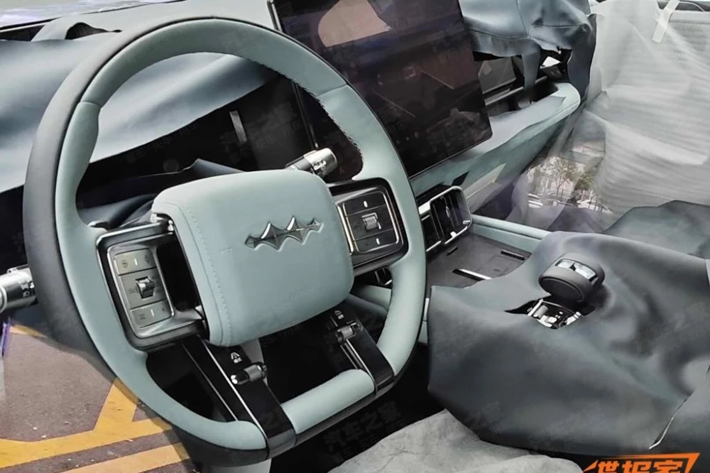 Fang Cheng Bao 8 салон интерьер рулевое колесо