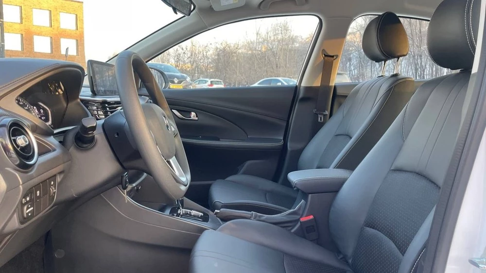 changan alsvin тест в казахстане салон интерьер первый ряд