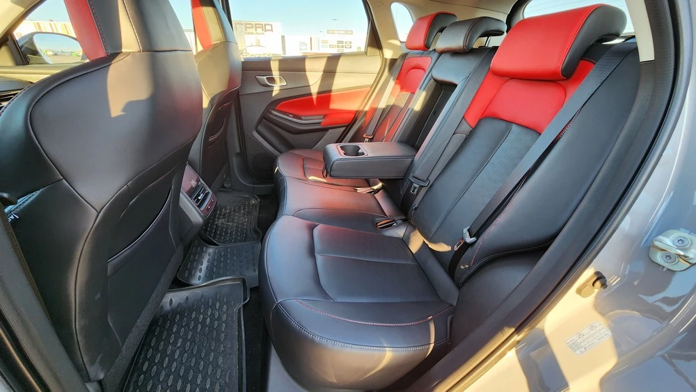 Changan CS55 тест салон интерьер второй ряд сиденья