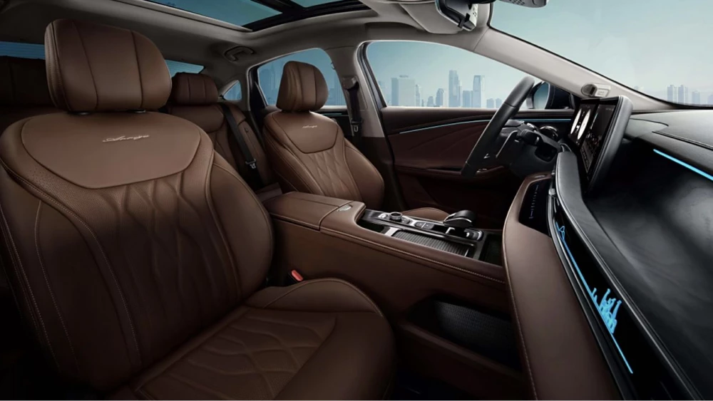 chery arrizo 8 седан салон коричневый