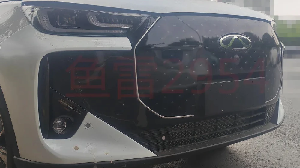 кроссовер chery tiggo 7 pro plus передняя часть маска решетка радиатора