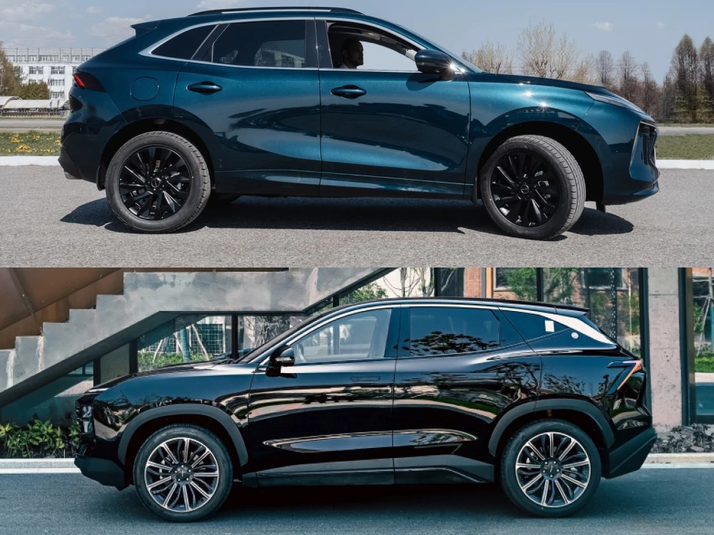 jetour dashing forthing t5 evo сбоку 