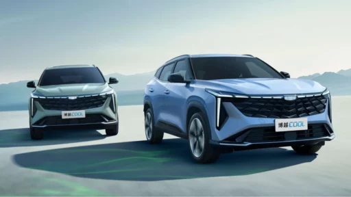 geely atlas cool спереди сбоку