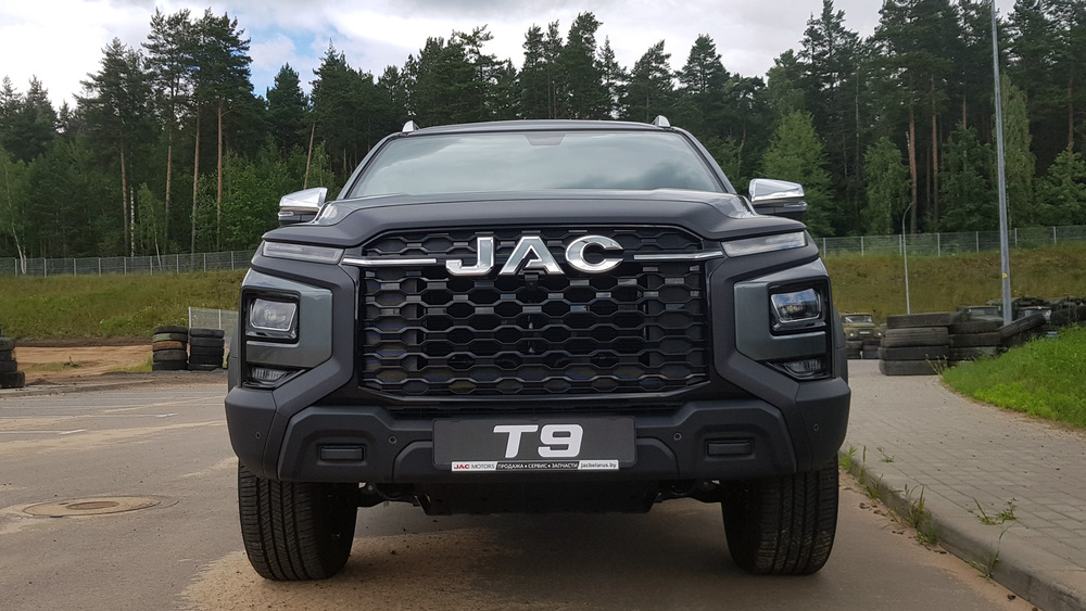 JAC T9 дизельный в Беларуси тест спереди