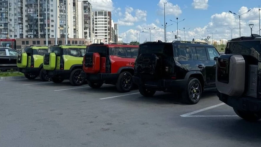 Jetour T2 в Казахстане сзади цвета в Астане