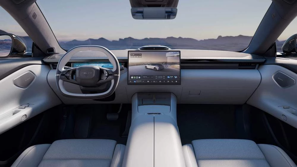 Электрический седан Lynk & Co Z10 салон интерьер